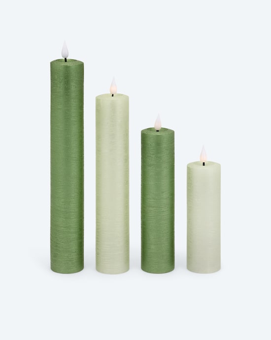 Produktabbildung für LED-XXL-Kerzen mit Touch-Flammen, 4tlg.