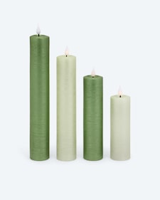 Produktabbildung für LED-XXL-Kerzen mit Touch-Flammen, 4tlg.