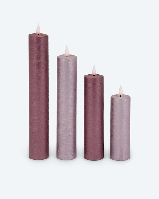 Produktabbildung für LED-XXL-Kerzen mit Touch-Flammen, 4tlg.