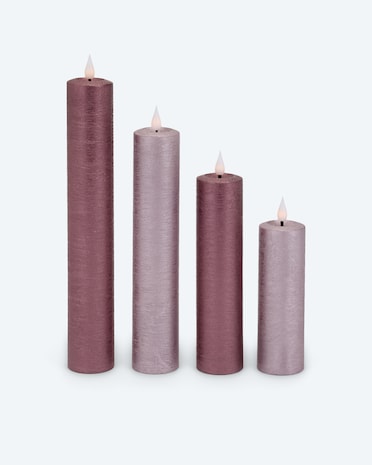 Produktabbildung für LED-XXL-Kerzen mit Touch-Flammen, 4tlg.