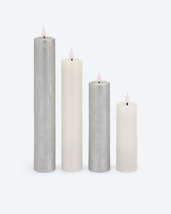 Produktabbildung für LED-XXL-Kerzen mit Touch-Flammen, 4tlg.