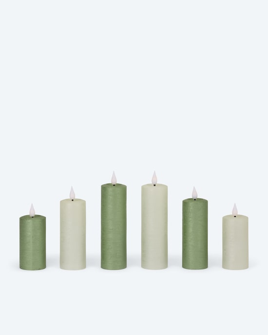 Produktabbildung für LED-Votivkerzen mit Touch-Flammen, 6tlg.