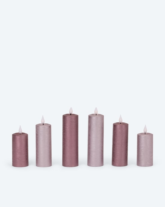 Produktabbildung für LED-Votivkerzen mit Touch-Flammen, 6tlg.