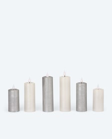Produktabbildung für LED-Votivkerzen mit Touch-Flammen, 6tlg.