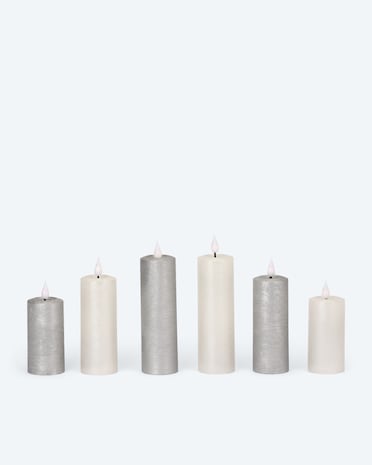 Produktabbildung für LED-Votivkerzen mit Touch-Flammen, 6tlg.