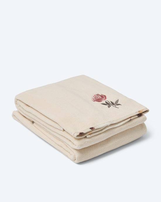 Produktabbildung für Duschtuch-Set "Englische Rose", 2tlg.