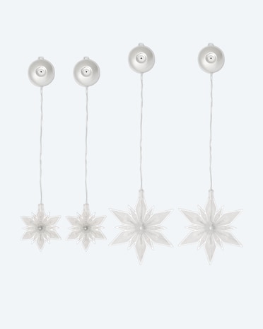 Produktabbildung für LED-Sterne mit Saugnapf, 4tlg.