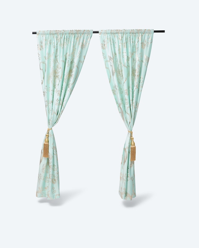 Samt Vorhänge "Nymphenburg", 4tlg.