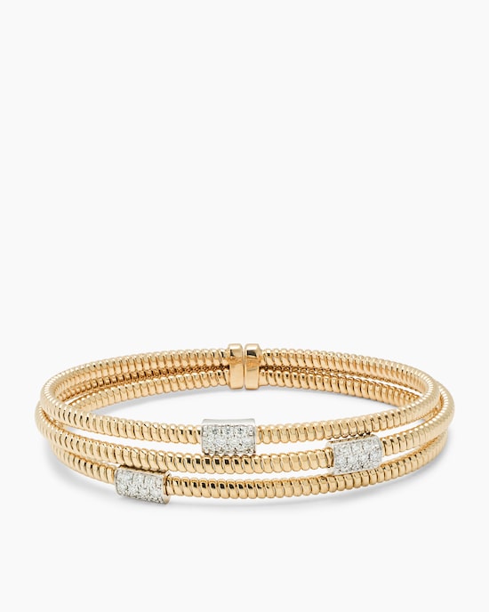 Produktabbildung für Flex-Armreif mit Brillanten ca. 0,50 ct