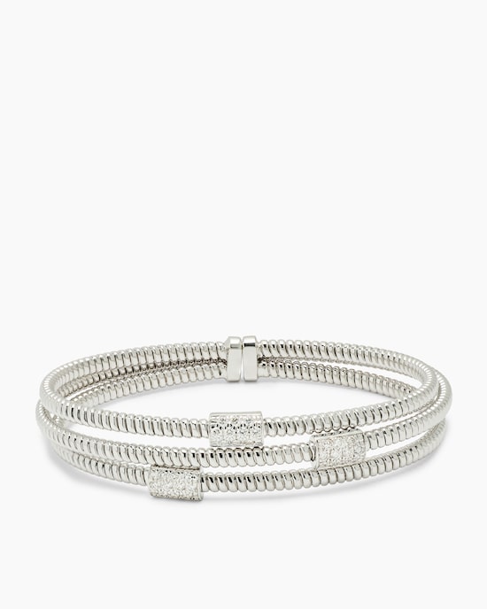 Produktabbildung für Flex-Armreif mit Brillanten ca. 0,50 ct