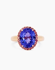 Produktabbildung für Ring mit Tansanit + Brillanten