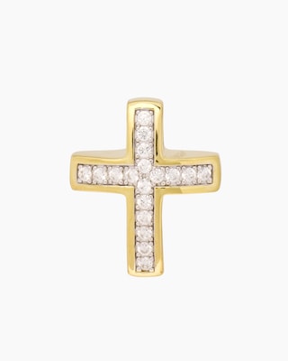 Produktabbildung 1 für Wendeanhänger Kreuz mit Zirkonia