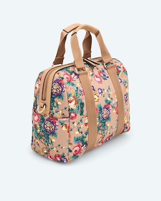 Produktabbildung 3 für Kurzgrifftasche mit Blumendruck