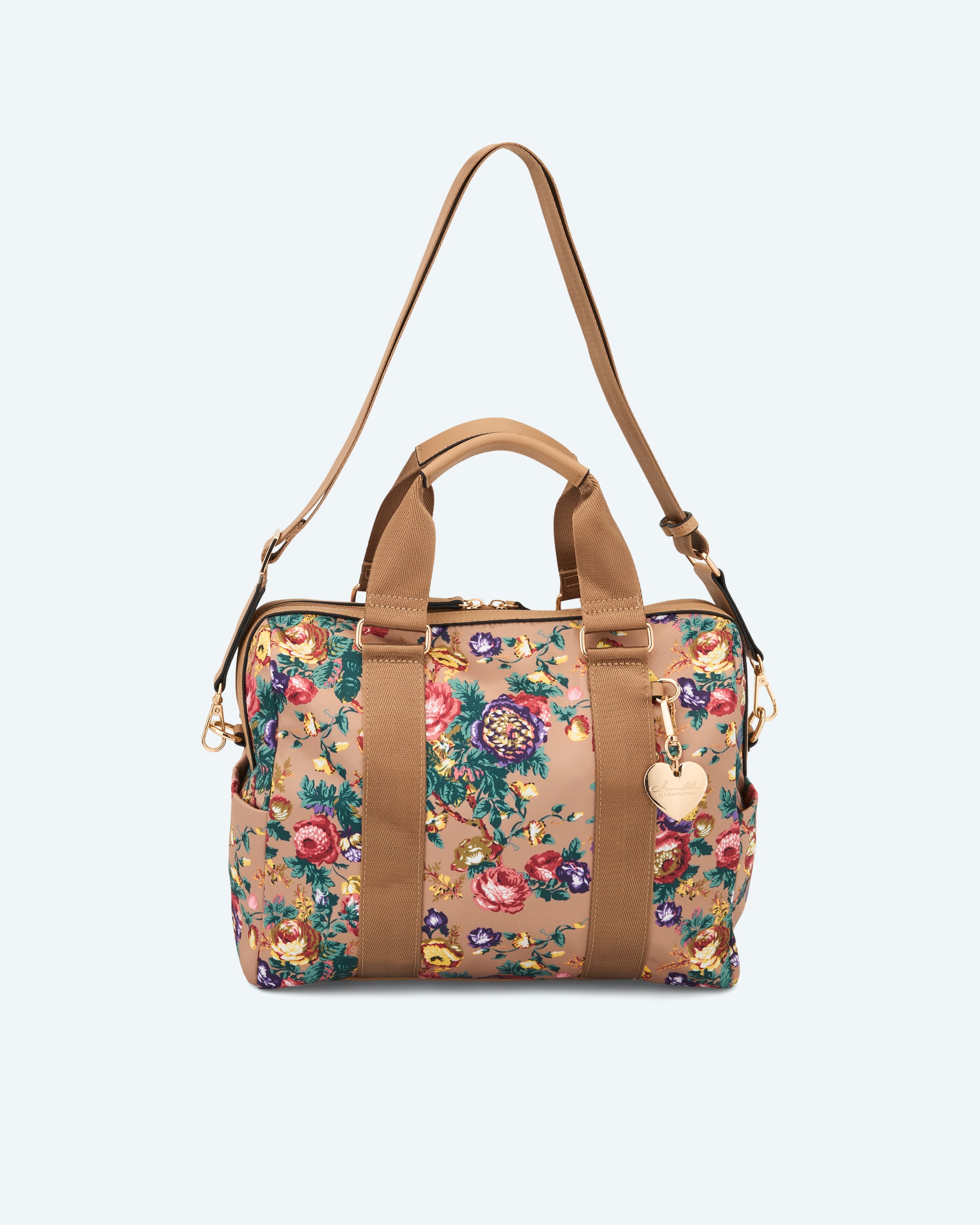 Produktabbildung für Kurzgrifftasche mit Blumendruck