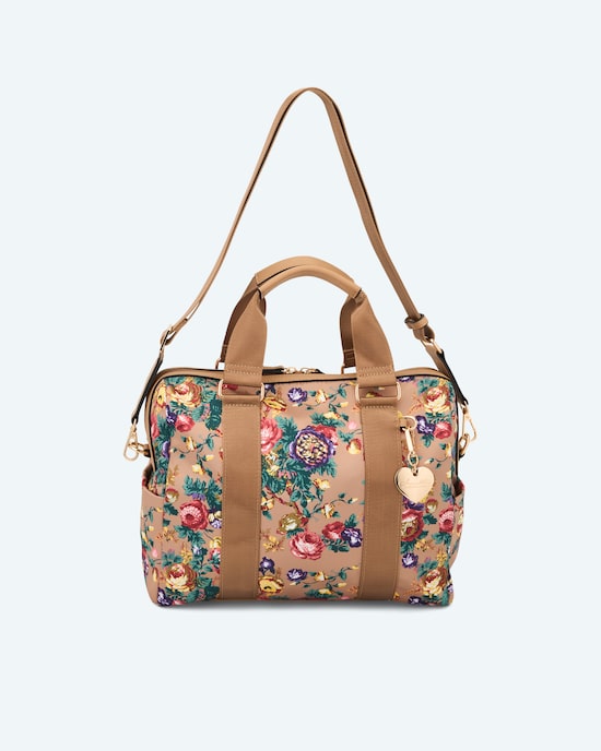 Produktabbildung für Kurzgrifftasche mit Blumendruck