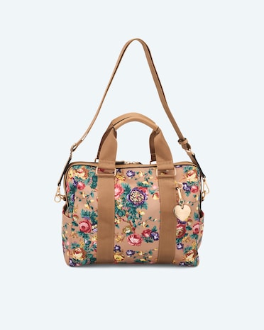 Produktabbildung für Kurzgrifftasche mit Blumendruck