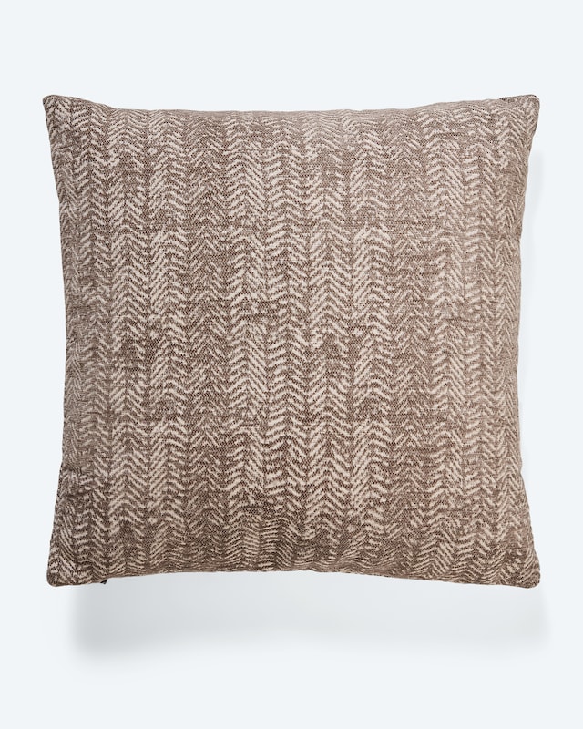 Dekokissen aus Chenille-Jacquard