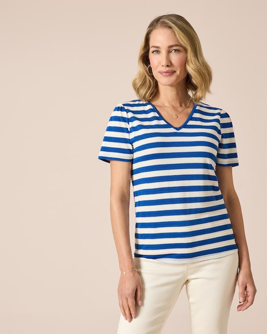 Produktabbildung für Streifenshirt mit Struktur
