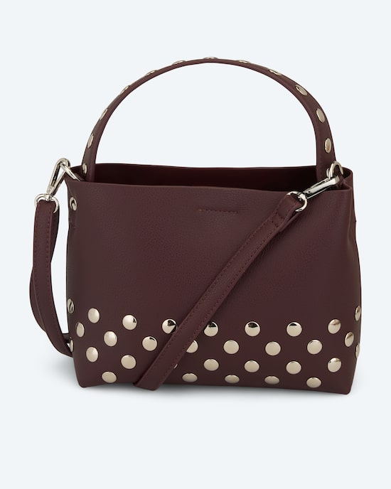 Produktabbildung für Kurzgrifftasche mit Nietenbesatz