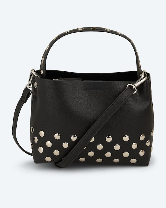 Produktabbildung für Kurzgrifftasche mit Nietenbesatz