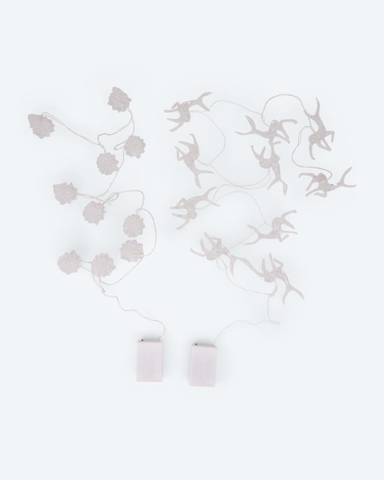 Produktabbildung für LED-Lichterkette "Wald & Rentiere", 2tlg.