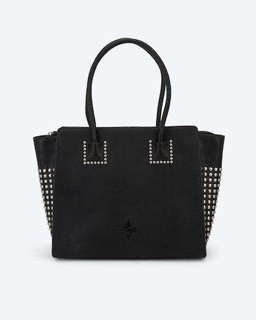 Produktabbildung für Shopper mit Nieten und Logoprägung