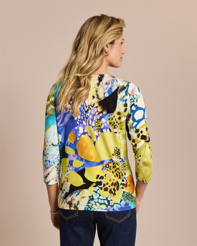 Shirt mit modischem Druck