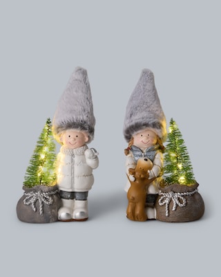 Produktabbildung 2 für 2 LED-Winterfiguren
