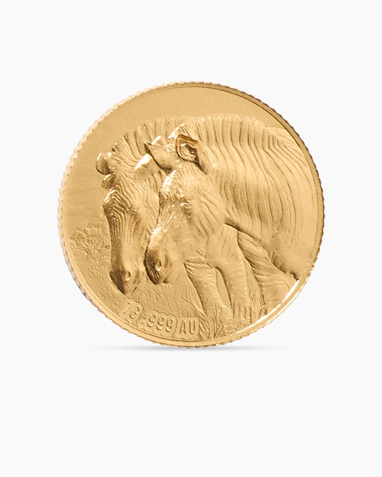 Produktabbildung für Goldmünze de Greef Trésors des Animaux: Zebra