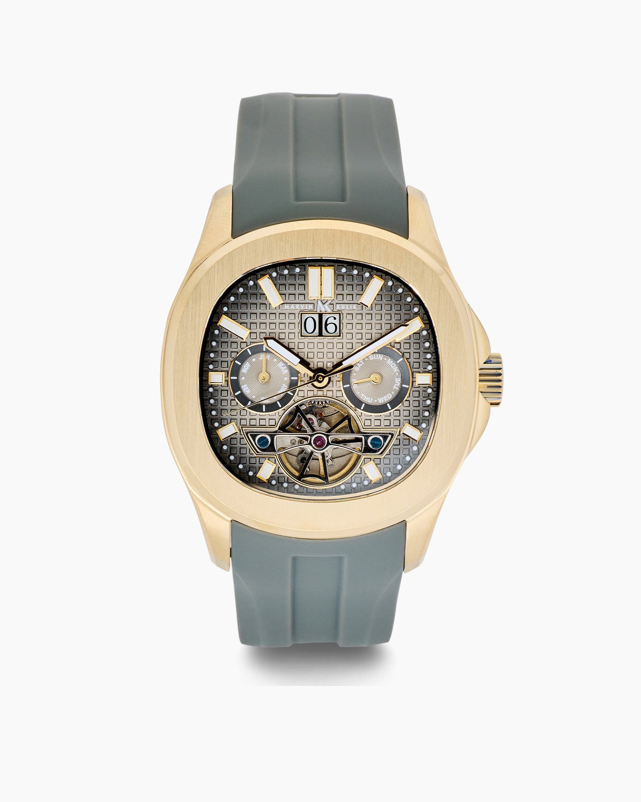 Produktabbildung für Mechanische Uhr mit Silikonband