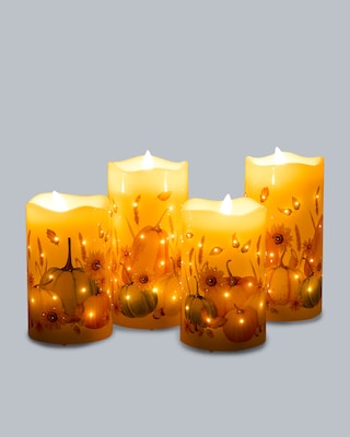 Produktabbildung 5 für Stumpenkerze Filament, 2tlg.