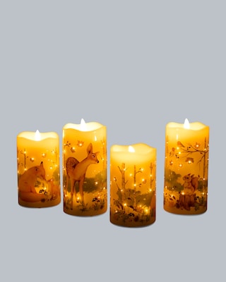Produktabbildung 3 für Stumpenkerze Filament, 2tlg.
