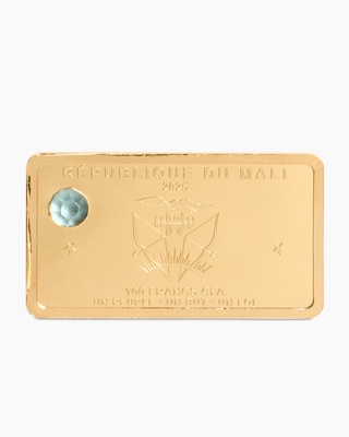 Produktabbildung 2 für Goldbarren Gemme d'or Apatit paraibafarben