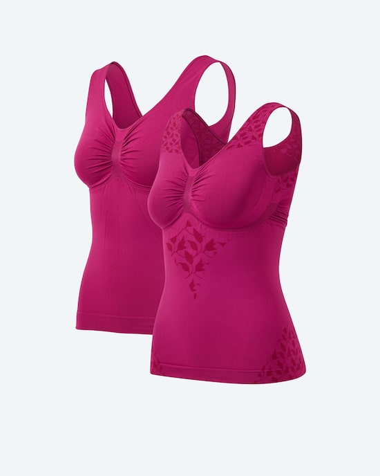 Produktabbildung für Leichttops uni/Blätterranken