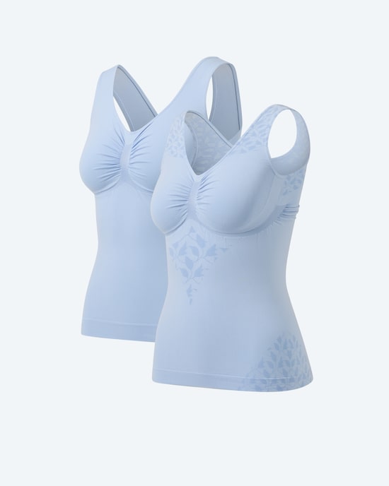 Produktabbildung für Leichttops uni/Blätterranken