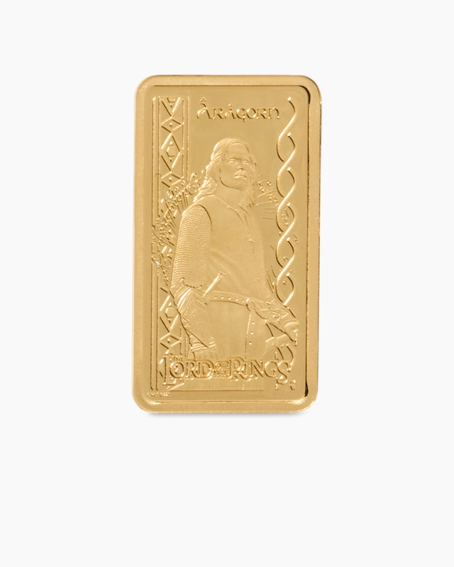 Goldmünze Herr der Ringe: Aragorn