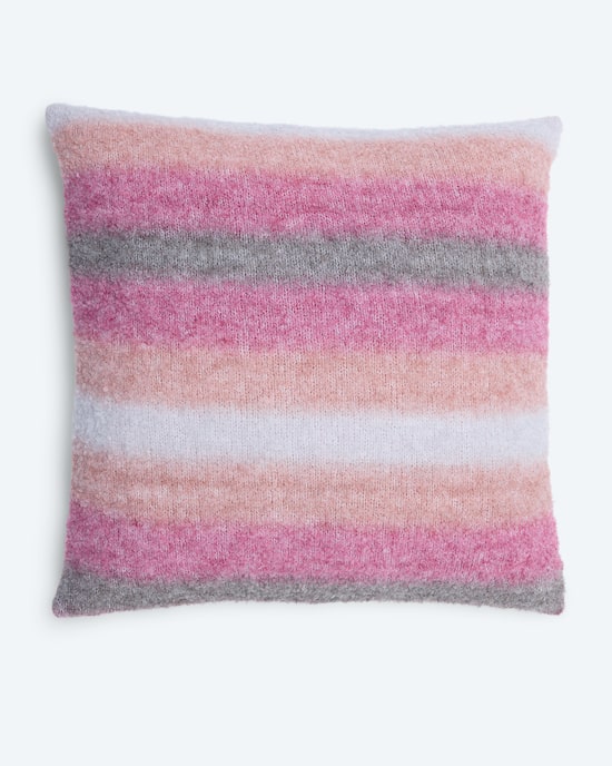 Produktabbildung für Deko-Kissen Wollblend "Chevron"