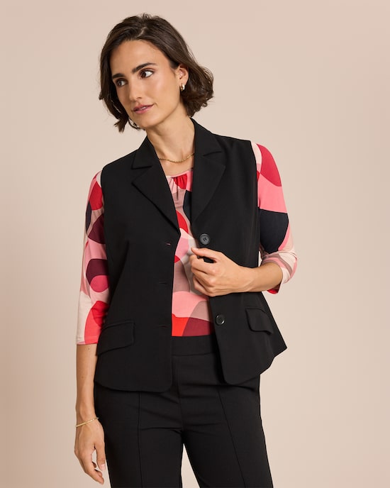 Produktabbildung für Weste mit Reverskragen