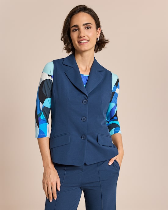 Produktabbildung für Weste mit Reverskragen