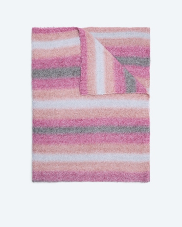Produktabbildung für Wohnplaid Wollblend "Chevron"