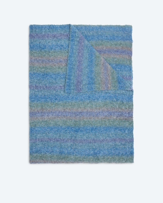 Produktabbildung für Wohnplaid Wollblend "Chevron"