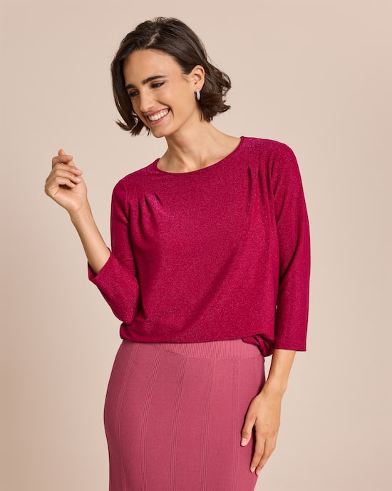 Produktabbildung für Shirt mit Glanzgarn