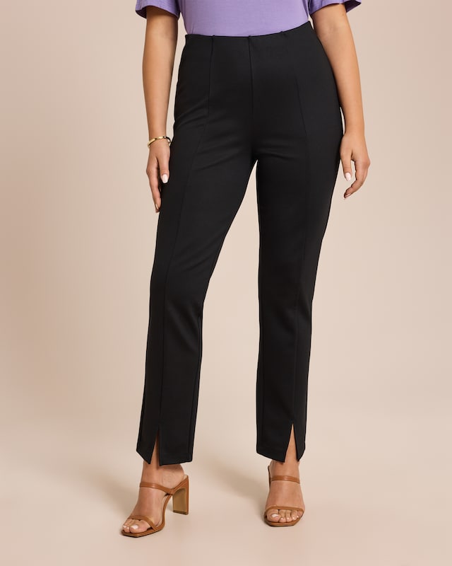 Ponte di Roma Hose mit Schlitzdetail