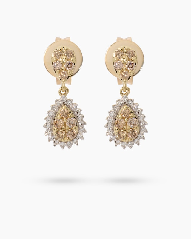 Brillant-Ohrstecker mit Diamanten ca. 0,50 ct