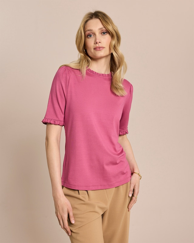 Shirt mit Rüschen