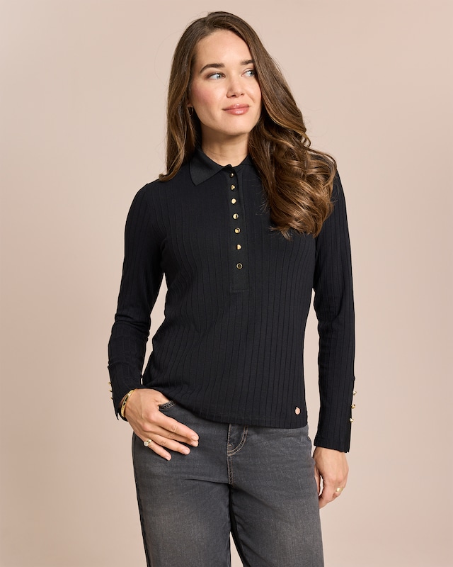 Shirt mit Knopfleiste