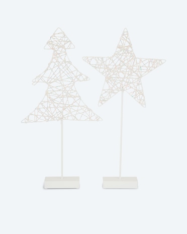 Produktabbildung für LED-Fenster-Deko Stern & Baum