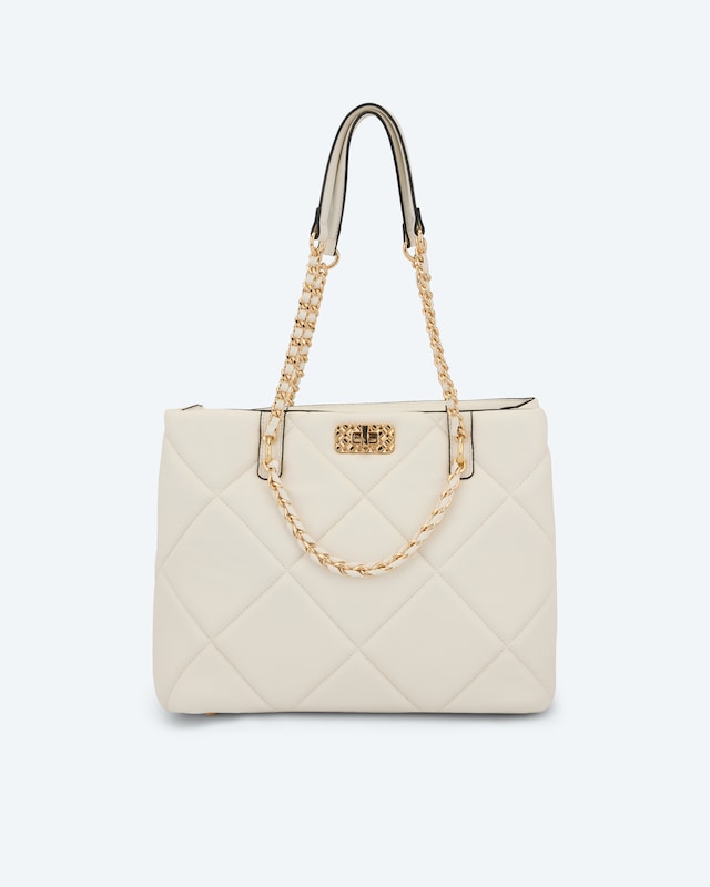 Shopper in gesteppter Optik