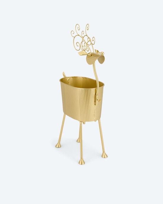 Produktabbildung für Outdoor-Pflanztopf im Hirsch-Design