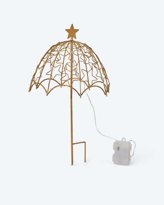 Produktabbildung für LED-Outdoor-Gartenstecker "Sternenschirm"